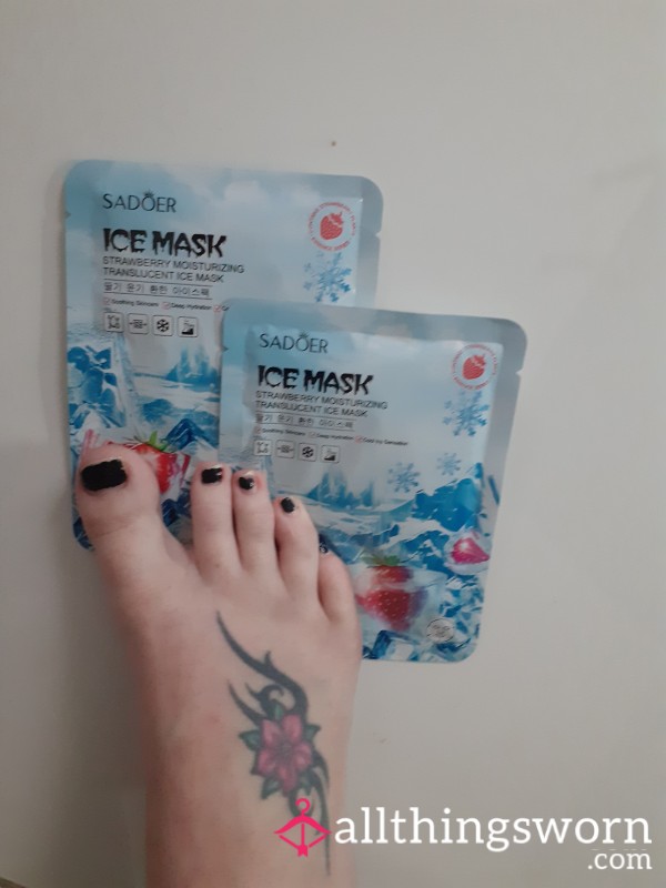 Ice Cold Used Face Mask For Your Pleasure