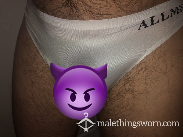 Ice White Thong