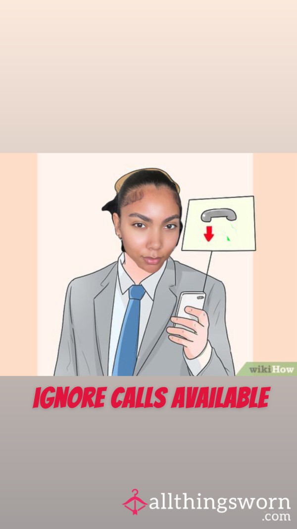 Ignore Call £1 Per Min