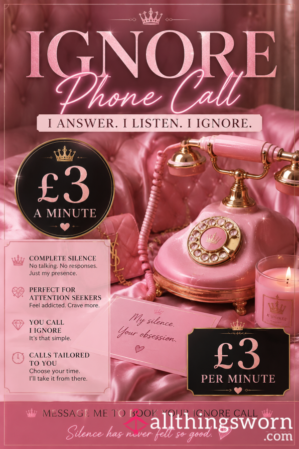 📵 Ignore Calls – £3 Per Minute 📵