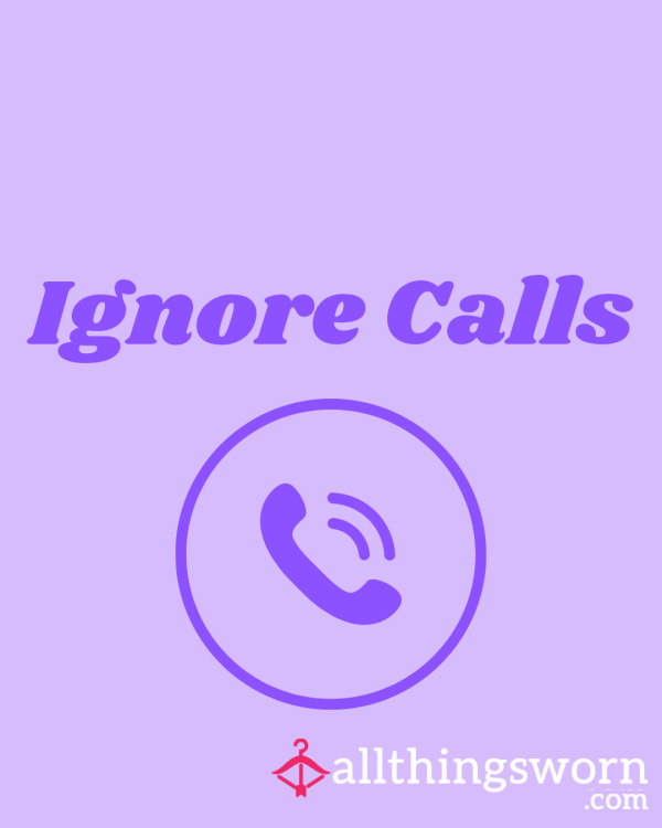 Ignore Video Call - Feet