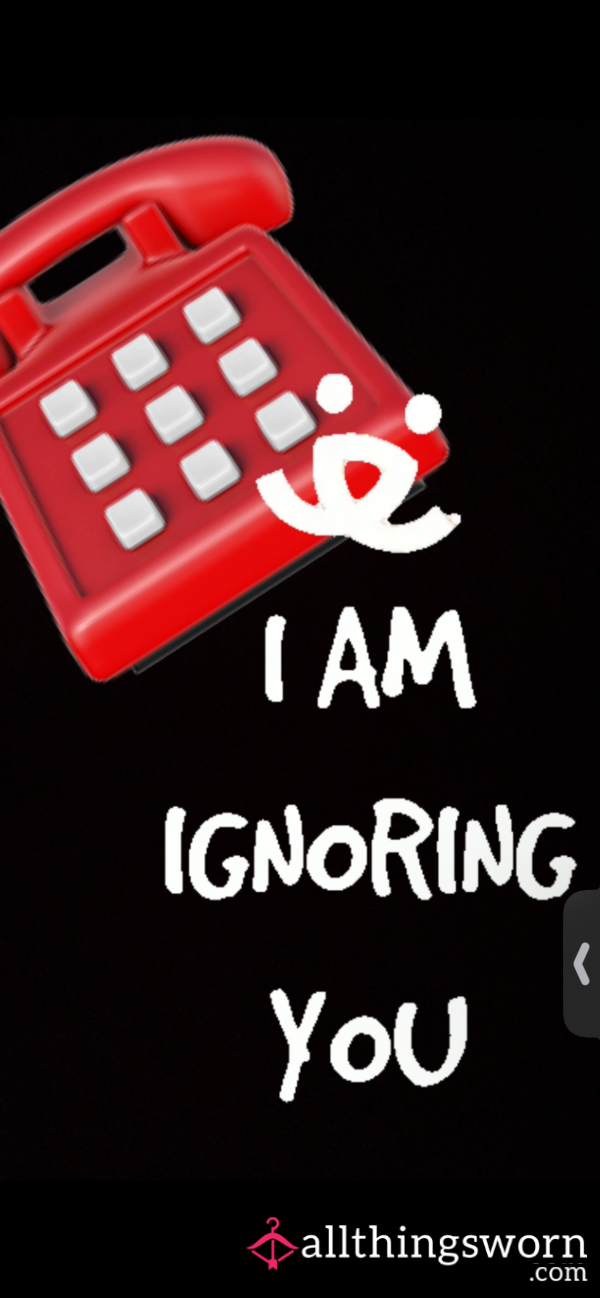 Ignoring Call Experience 😎