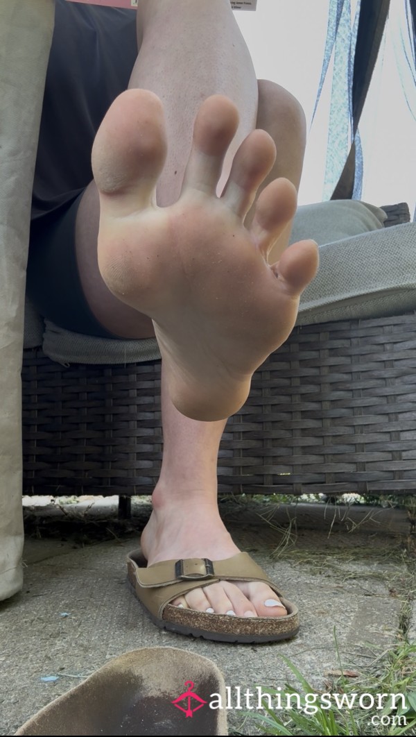 Ignoring YOU | Bare Feet And Birkenstocks | Reading A Book Outside
