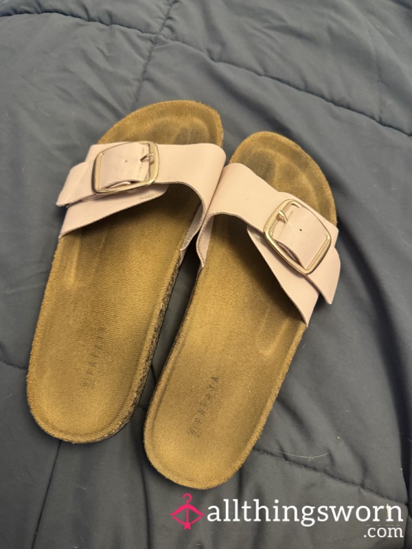 Imprinted Sandals