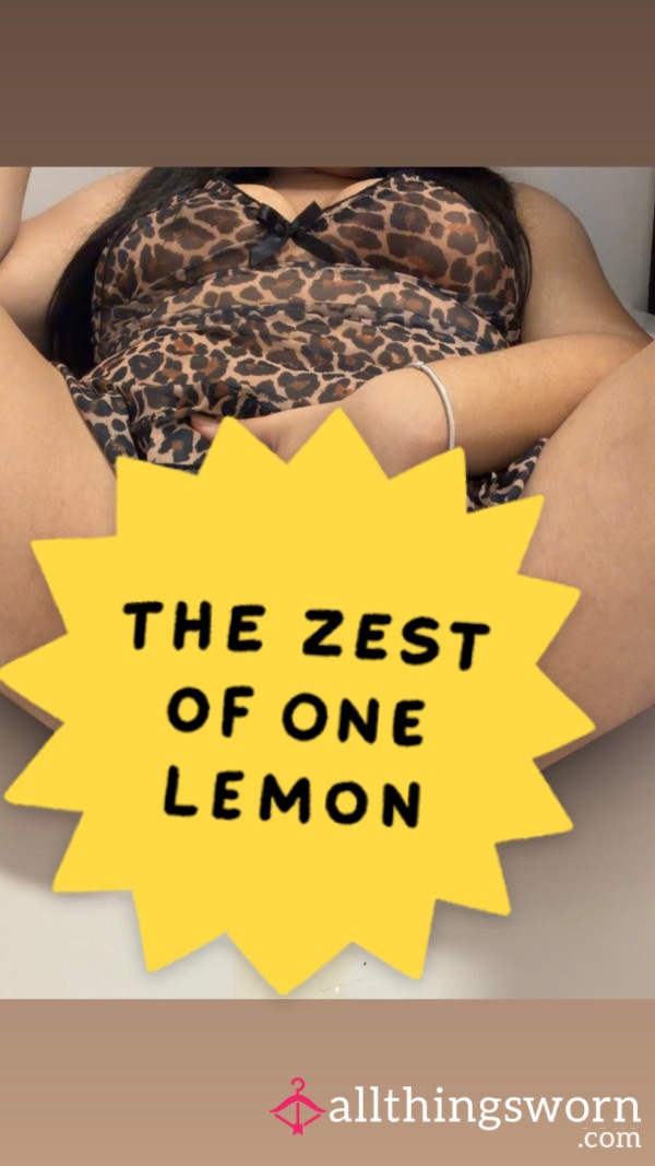 🍋in My Leopard Print Panties