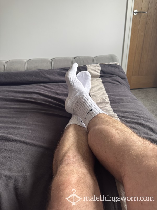 In White Nike Socks