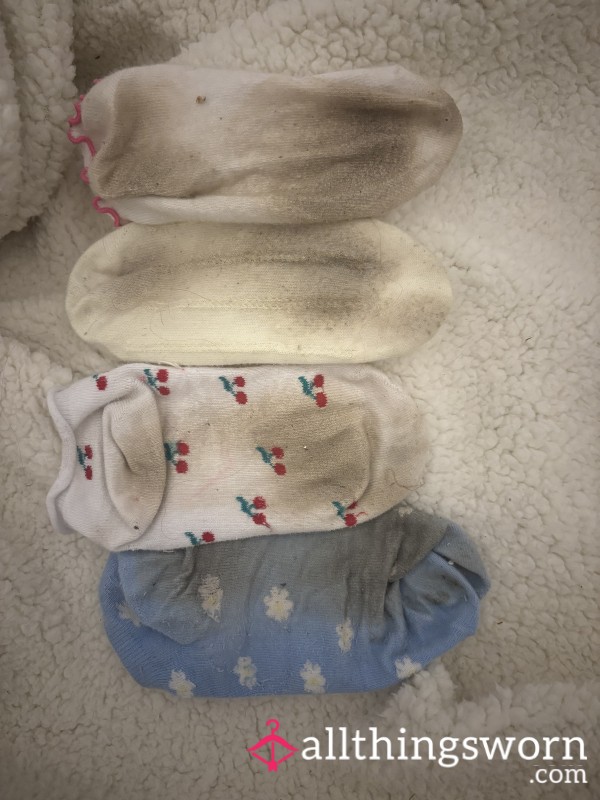 Incredibly Worn And Dirty Socks