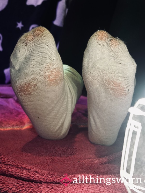 Incredibly Worn Cotton Socks