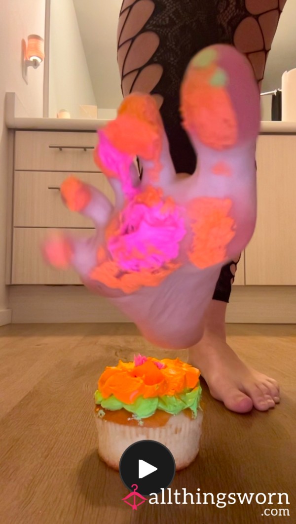 Indulge In The Ultimate Crush: Cupcakes Underfoot