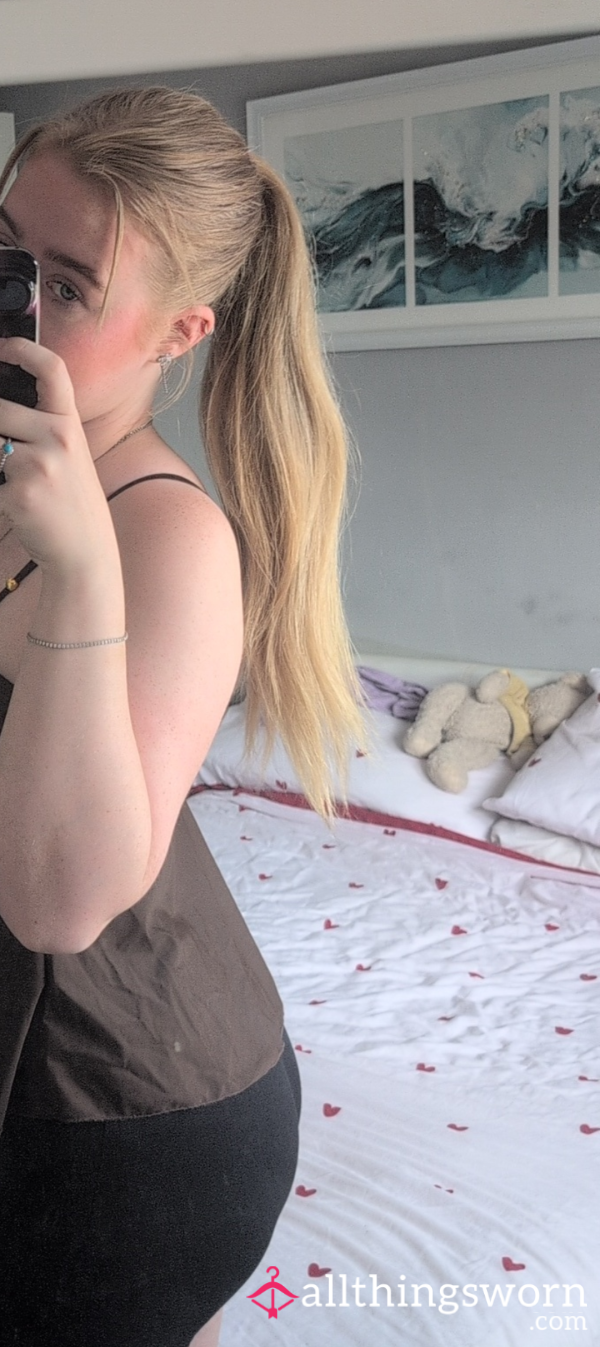 Innocent Blonde Smile Titty Pic
