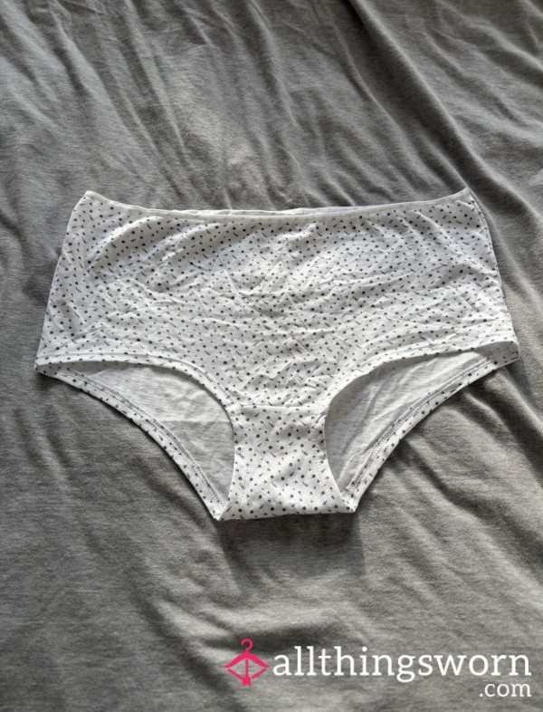 Innocent Cotton Panties – Worn, Wet & Full Of Secrets