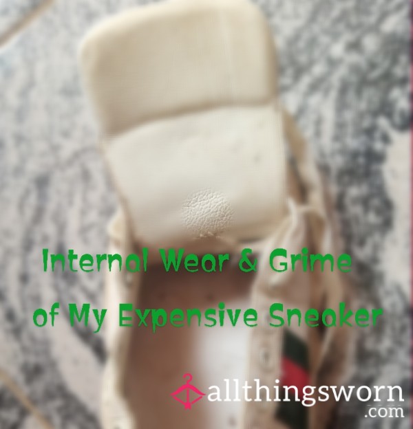 INSTANT PHOTO PACK: 5x Photos: Internal Wear & Grime Of My Expensive Sneaker