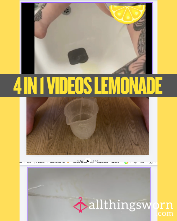 Instant Video- 4 In 1 Lemonade Collection🍋