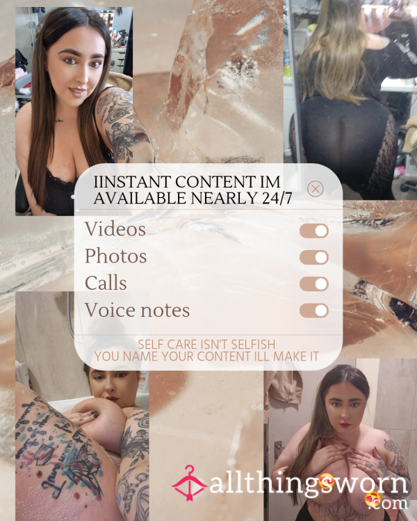 Instants You Ask I Make I'm Online Everyday Just Because I've Not Listed Something Just Ask :)
