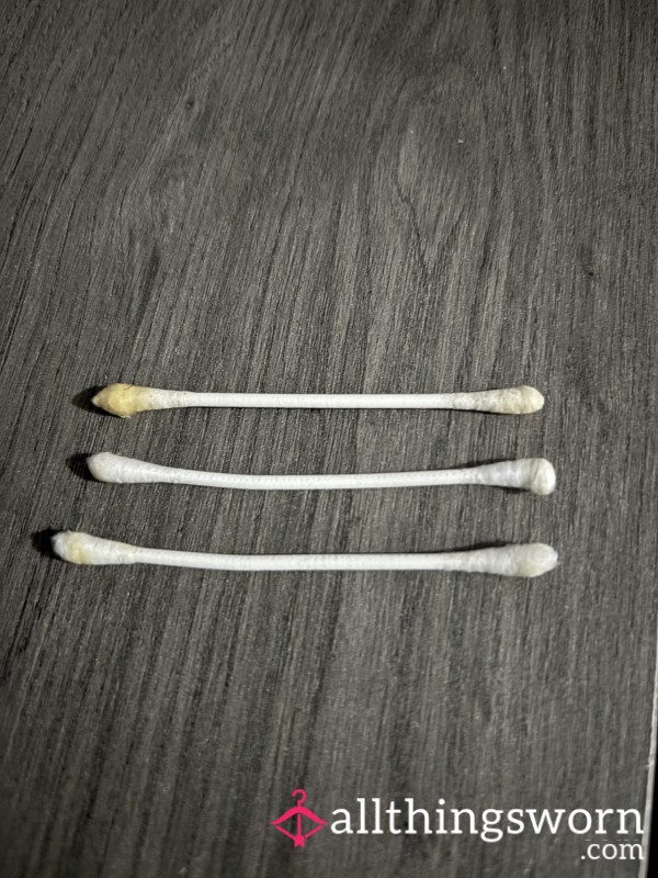 Intimate Ear Wax Q-Tips, Drenched In My Scent 👂💦
