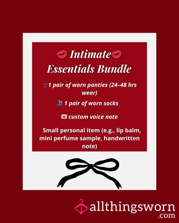 💋 Intimate💋  Essentials Bundle