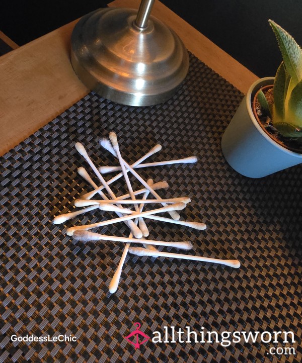 Intimately Used Cotton Buds – Closer Than Ever To A Goddess’s Secrets