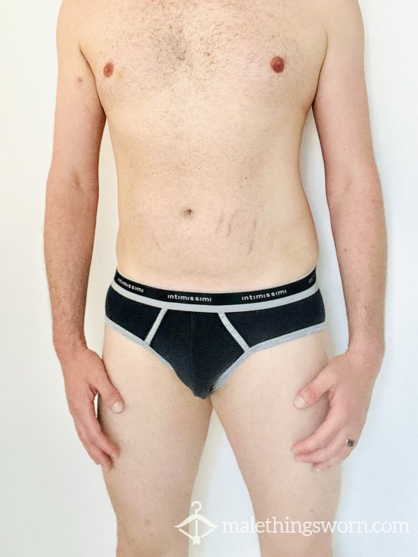 INTIMISSIMI Brief Navy/grey Trim