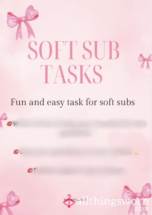 💋Intro Sub Tasks V Fun, Easy Tasks To Worship A Goddess💋