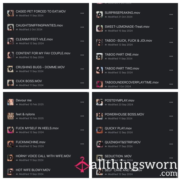 🎭 THE ULTIMATE GDRIVE // FULL OF ROLE-PLAY STORIES -  Over 65 Fantasy-Filled Videos Of Pure Delight 💦💻 // GDRIVE 💦