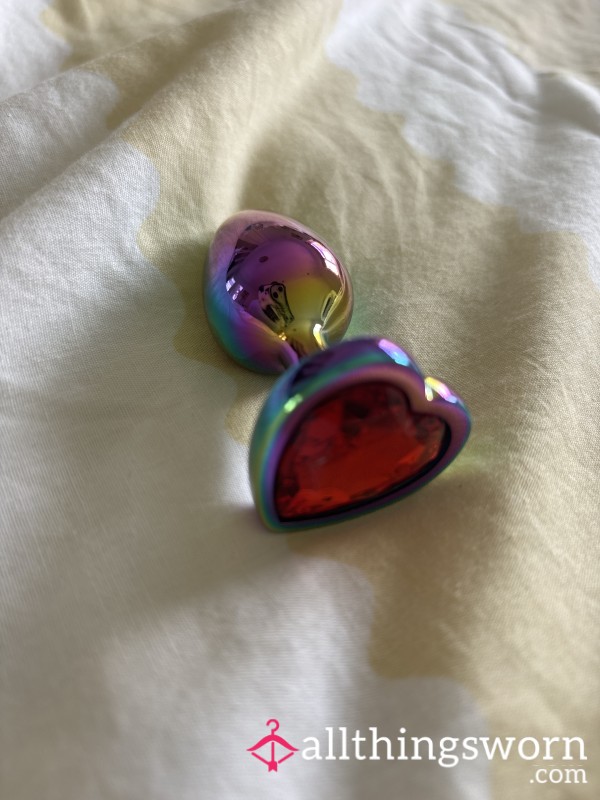 Iridescent Rainbow Bu*t Plug. For The Fun In You