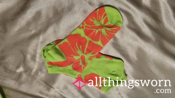 Island Blossom Ankle Socks