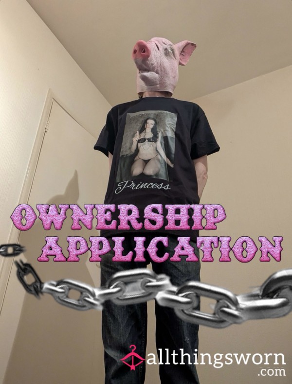 Ownership Application Form 🖤