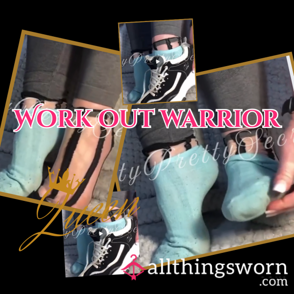 🏋🏻‍♀️ 𝐖𝐎𝐑𝐊𝐎𝐔𝐓 𝐖𝐀𝐑𝐑𝐈𝐎𝐑 - Sweat Sock Seduction
