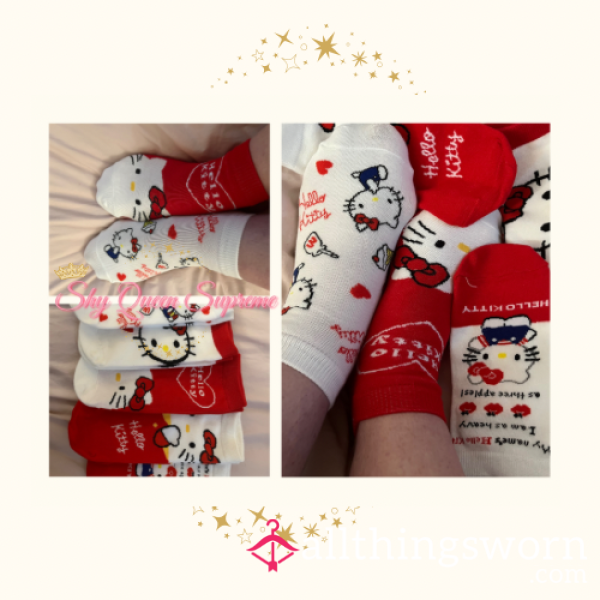 𝑯𝒆𝒍𝒍𝒐 𝑲𝒊𝒕𝒕𝒚 𝑨𝒏𝒌𝒍𝒆 𝑺𝒐𝒄𝒌𝒔 ❤️ 𝑆𝑤𝑒𝑒𝑡 & 𝑆𝑎𝑠𝑠𝑦! 𝐼𝑛𝑐𝑙𝑢𝑑𝑒𝑠 𝑎 2 𝑀𝑖𝑛𝑢𝑡𝑒 𝑆𝑜𝑐𝑘 𝑈𝑛𝑑𝑟𝑒𝑠𝑠 𝑉𝑖𝑑𝑒𝑜