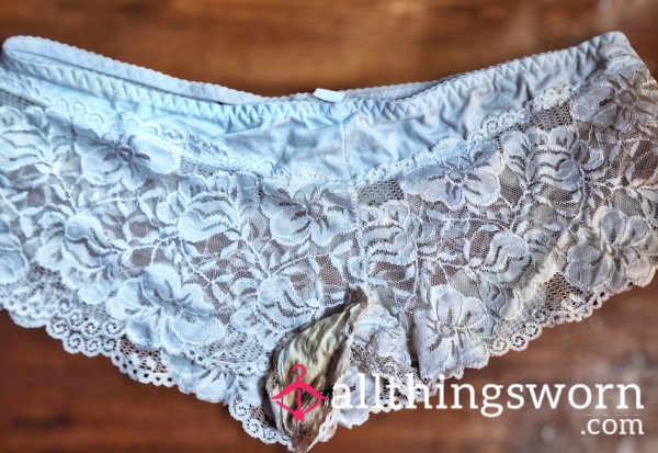 Dirty White Lace Panties🩲❣️