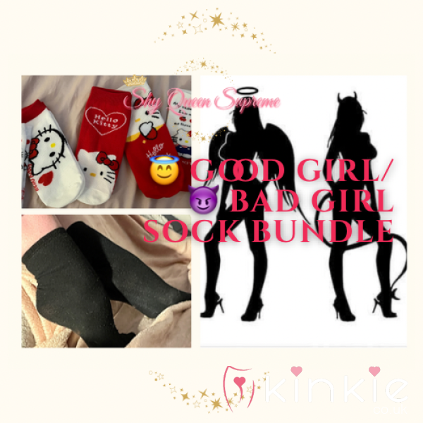 😇 𝑮𝒐𝒐𝒅 𝑮𝒊𝒓𝒍 / 😈𝑩𝒂𝒅 𝑮𝒊𝒓𝒍 𝑺𝒐𝒄𝒌 𝑩𝒖𝒏𝒅𝒍𝒆 - 2 𝑃𝑎𝑖𝑟𝑠 Of Socks, 4 𝑇𝑎𝑠𝑘𝑠 & 𝑎𝑛 𝑂𝑝𝑡𝑖𝑜𝑛𝑎𝑙 𝐵𝑜𝑛𝑢𝑠