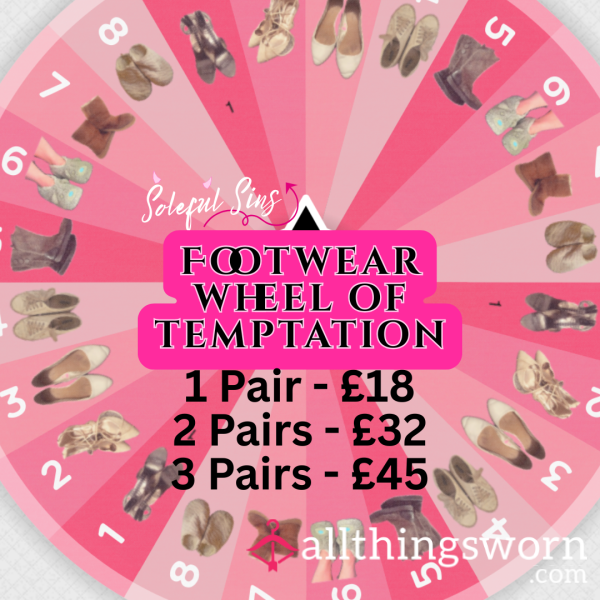 🎡 𝐒𝐏𝐈𝐍 𝐓𝐇𝐄 𝐖𝐇𝐄𝐄𝐋: 𝑭𝒐𝒐𝒕𝒘𝒆𝒂𝒓 𝑺𝒖𝒓𝒑𝒓𝒊𝒔𝒆 𝑩𝒖𝒏𝒅𝒍𝒆 3 👠👟🩴 𝑌𝑜𝑢 𝑐ℎ𝑜𝑜𝑠𝑒 𝑡ℎ𝑒 𝑞𝑢𝑎𝑛𝑡𝑖𝑡𝑦.... 𝑇ℎ𝑒 𝑊ℎ𝑒𝑒𝑙 𝐶ℎ𝑜𝑜𝑠𝑒𝑠 𝑦𝑜𝑢𝑟 𝐹𝑎𝑡𝑒