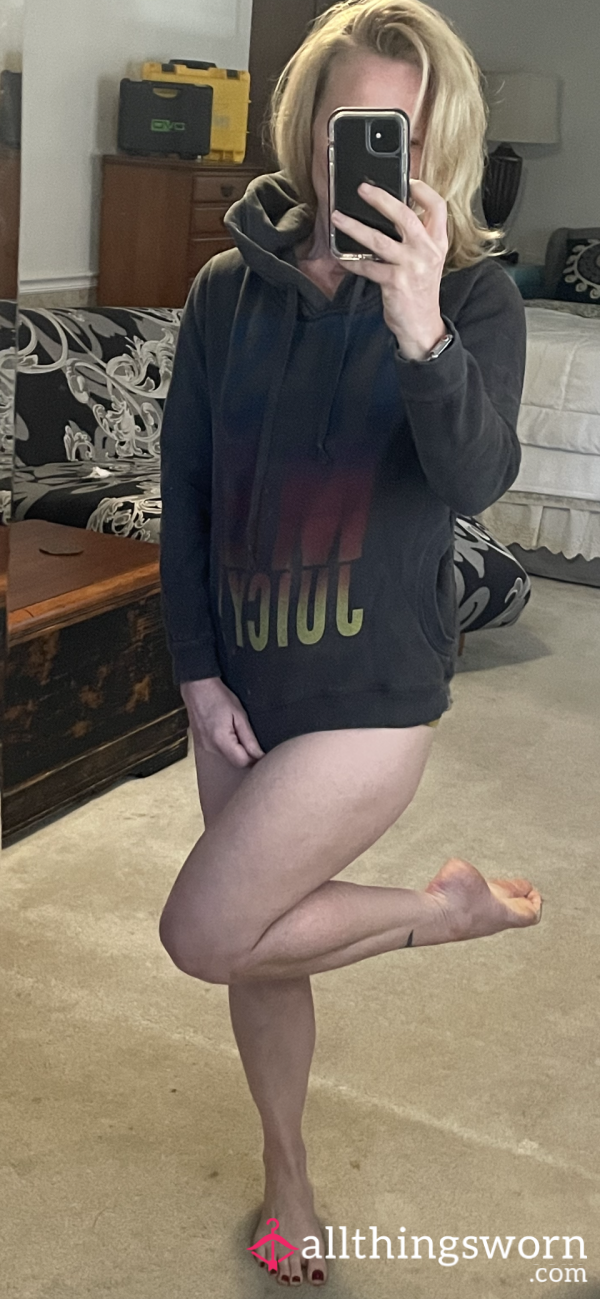 It’s Me Juice Couture Old Worn Gym Hoodie