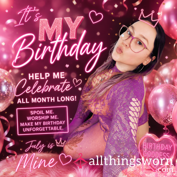 🎉 It's My Birthday Month! Celebrate With Me 🩷🎂