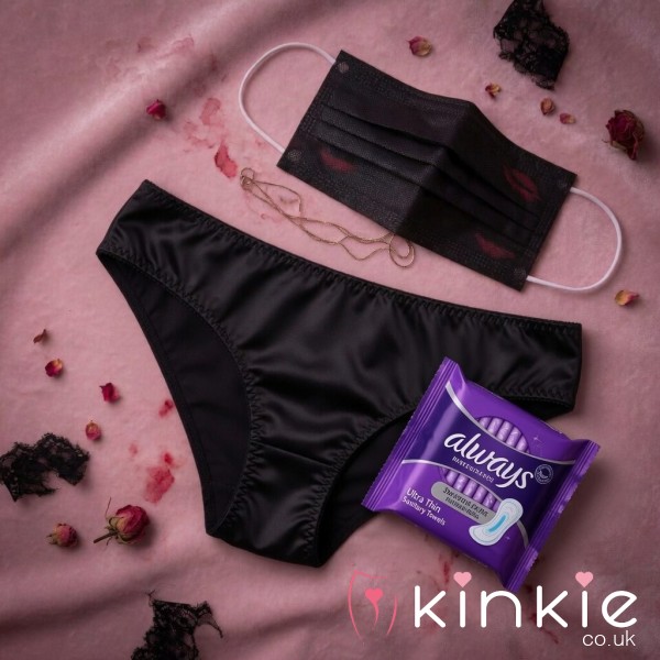 💕 It's That Time Of The Month - Worn Panties & Facemasks – Heavy Natural Scent 😈