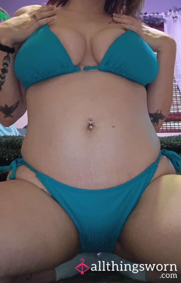 Itty Bitty Little Blue Bikini