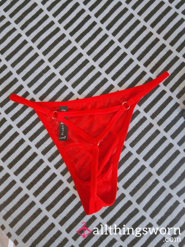Itty Bitty Red Thong