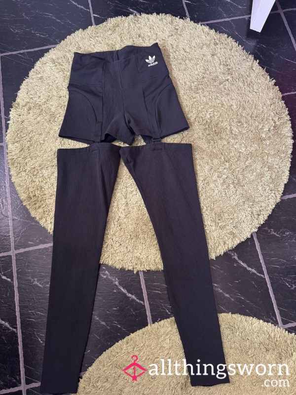 I’ve Decided To Part With One Of My Most Blessed Garments: My Adidas Cutout Gym Leggings — Worn During Countless Leg Days, Divine Stretches, And Dramatic Exits From Toxic Situations.