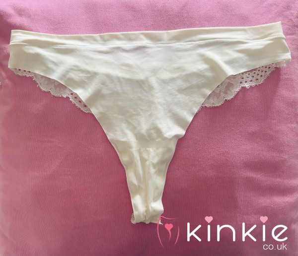 Ivory Silky Thong