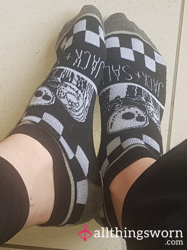 Jack And Sally Ankle Socks