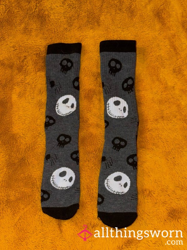 JACK SKELLINGTON KNEE HIGH SOCKS 🧦🎃