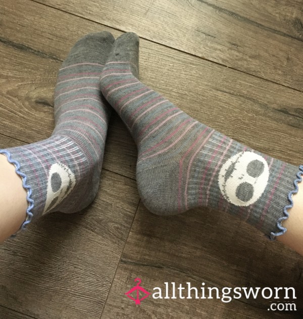Jack Skellington Ruffle Crew Socks
