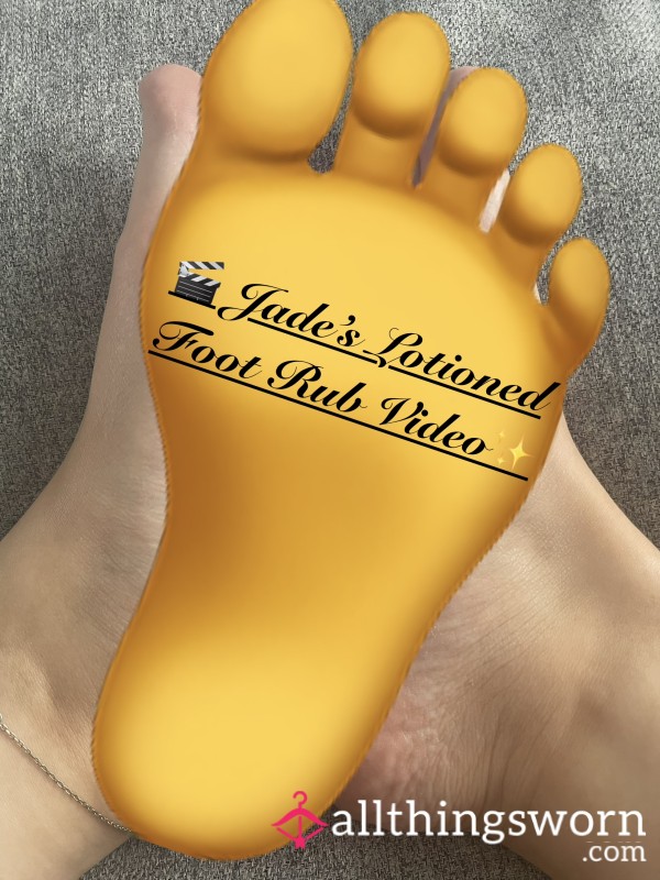 🎬 Jades Lotioned Foot Rub Video 🦶✨