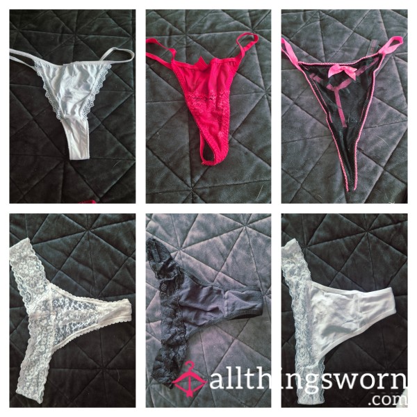 Thongs And Dental Floss G Strings Well Worn, Clear Out