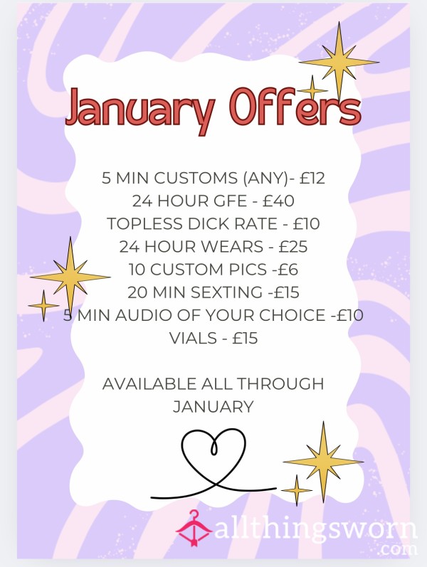 ‼️January Offers ‼️