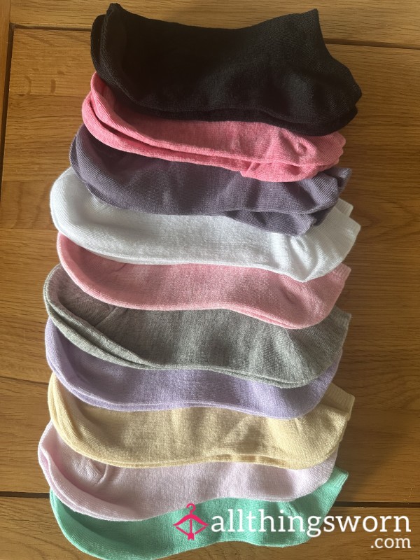 72hr Worn Sweaty Exercise Trainer Socks 👟