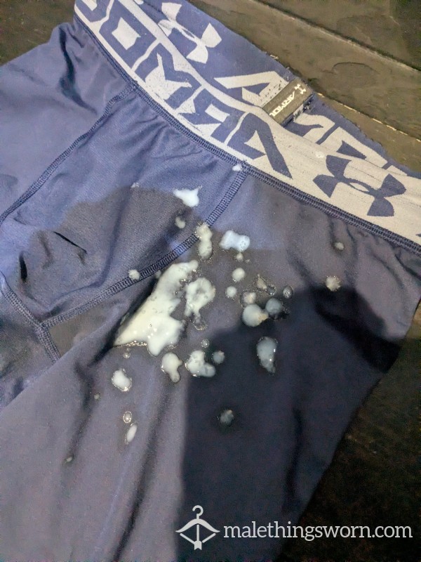 Jerk Off After Gym Session And C*m On Boxers
