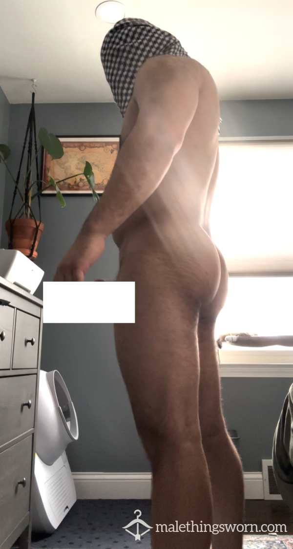 Jerk Off Session Part 2! Big And Beefy With C*ck And C*m. Post Gym With Sp*t As Lube!