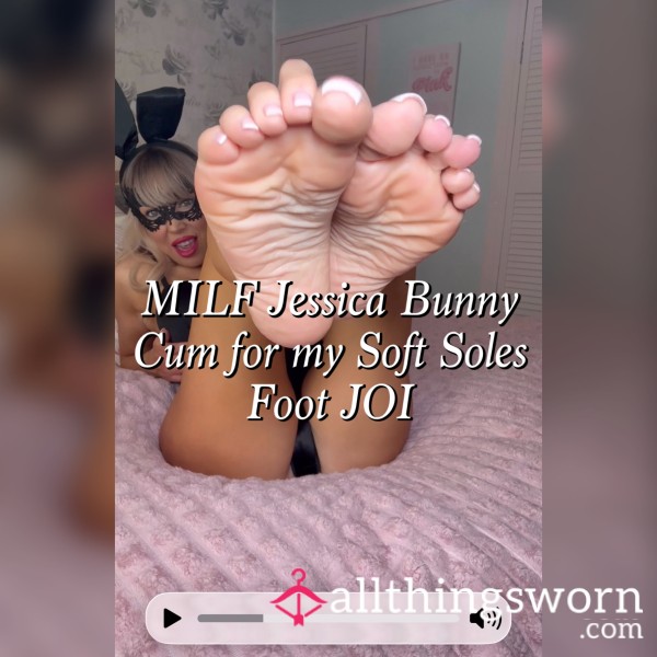 Jessica Bunny C*m For My Soft Soles Foot JOI