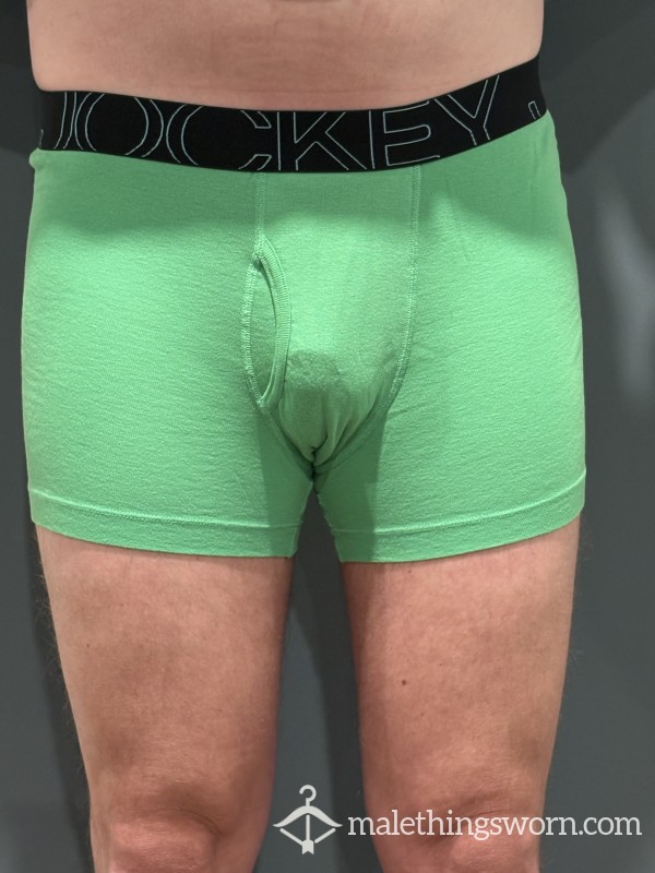 Jockey Boxer Briefs - Green - Medium